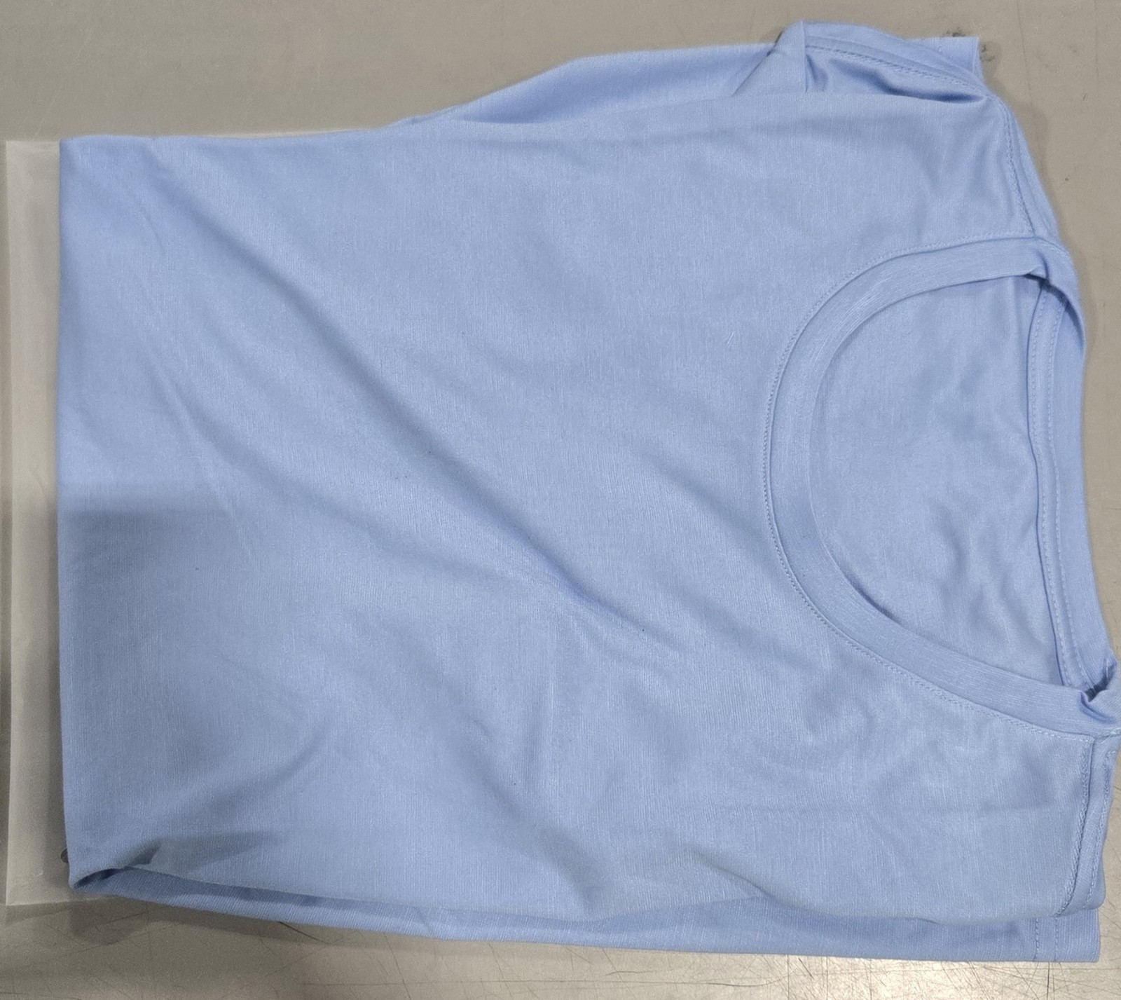 GENERIC UNI-SEX T-SHIRT 71% RAYON, 25% POLYAMIDE, 4% SPANDEX - L - LIGHT BLUE gallery