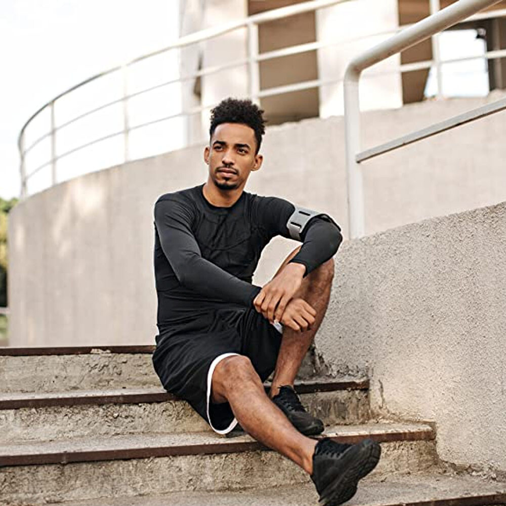 Men's Long-Sleeve Compression Shirt Base-Layer Running Top O-neck Undershirts US gallery