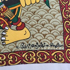 Vintage Bali Primitive Designs Native Art Shirt Size XL Hand Made in India