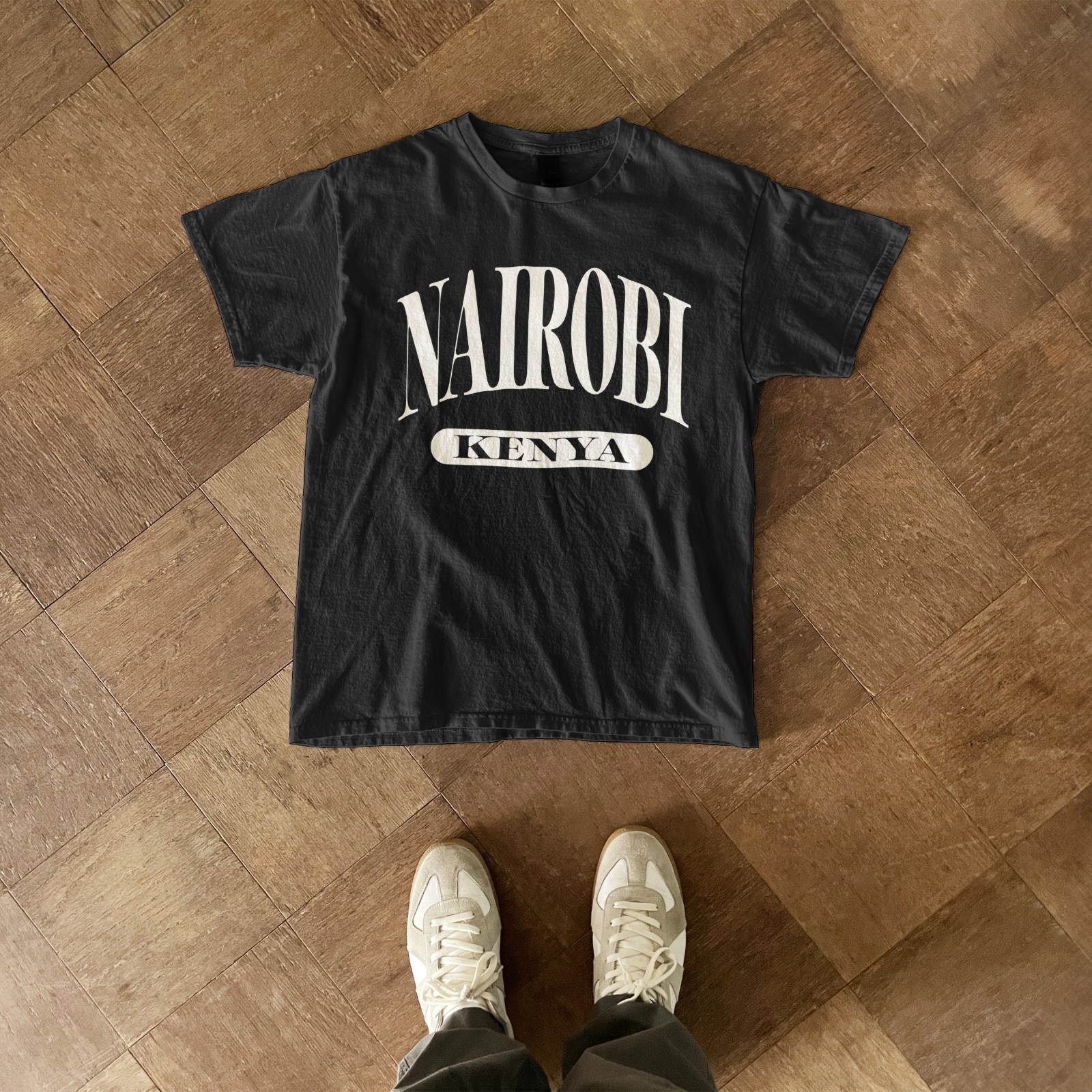 Nairobi Kenya retro safari souvenir classic tee design gallery