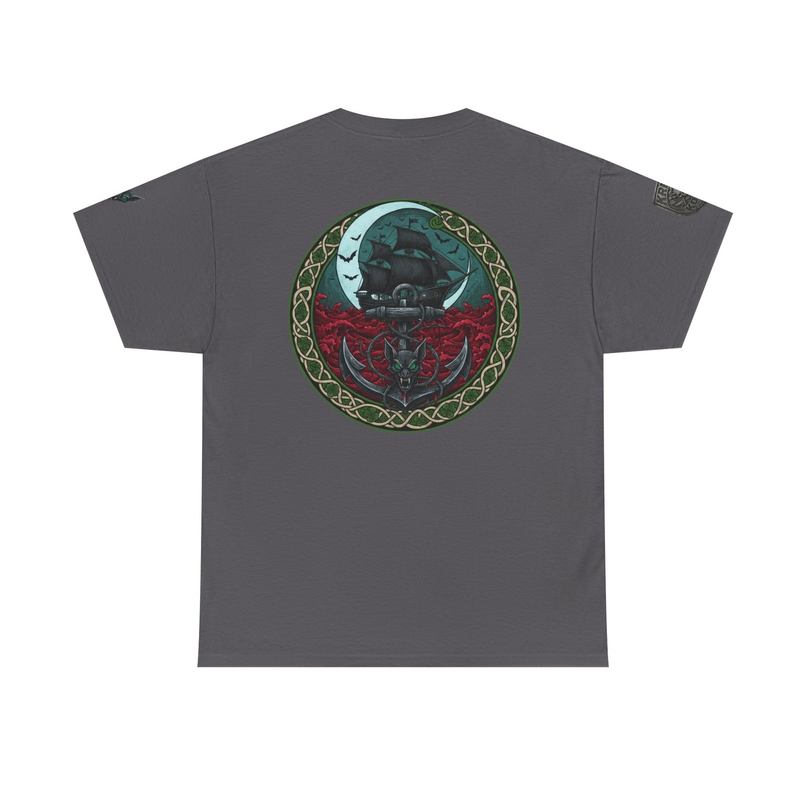 KREEP KORP Vampire Ship Anchor Sailor T-Shirt | Norse Knotwork