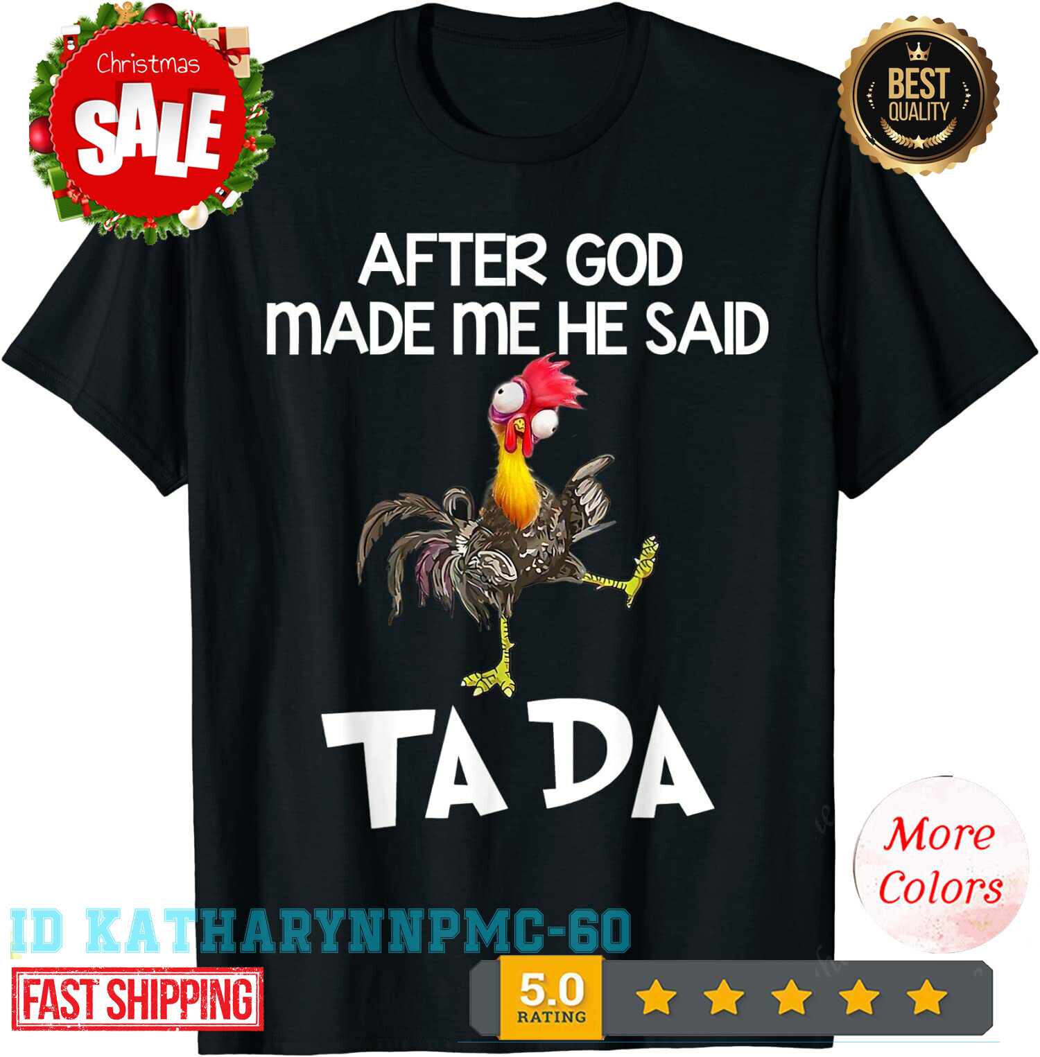 2026/NEW LIMITED Chicken Said Funny Premium Great Gift Idea Tee Casua T-Shirt Si gallery