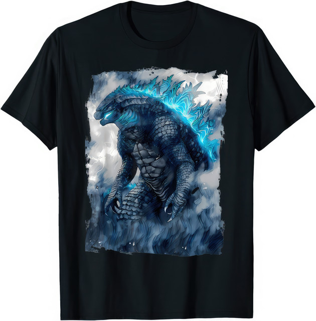 Kaiju Japanese Monster Art Movie Fan Graphic Anime Style Creature T Shirt gallery
