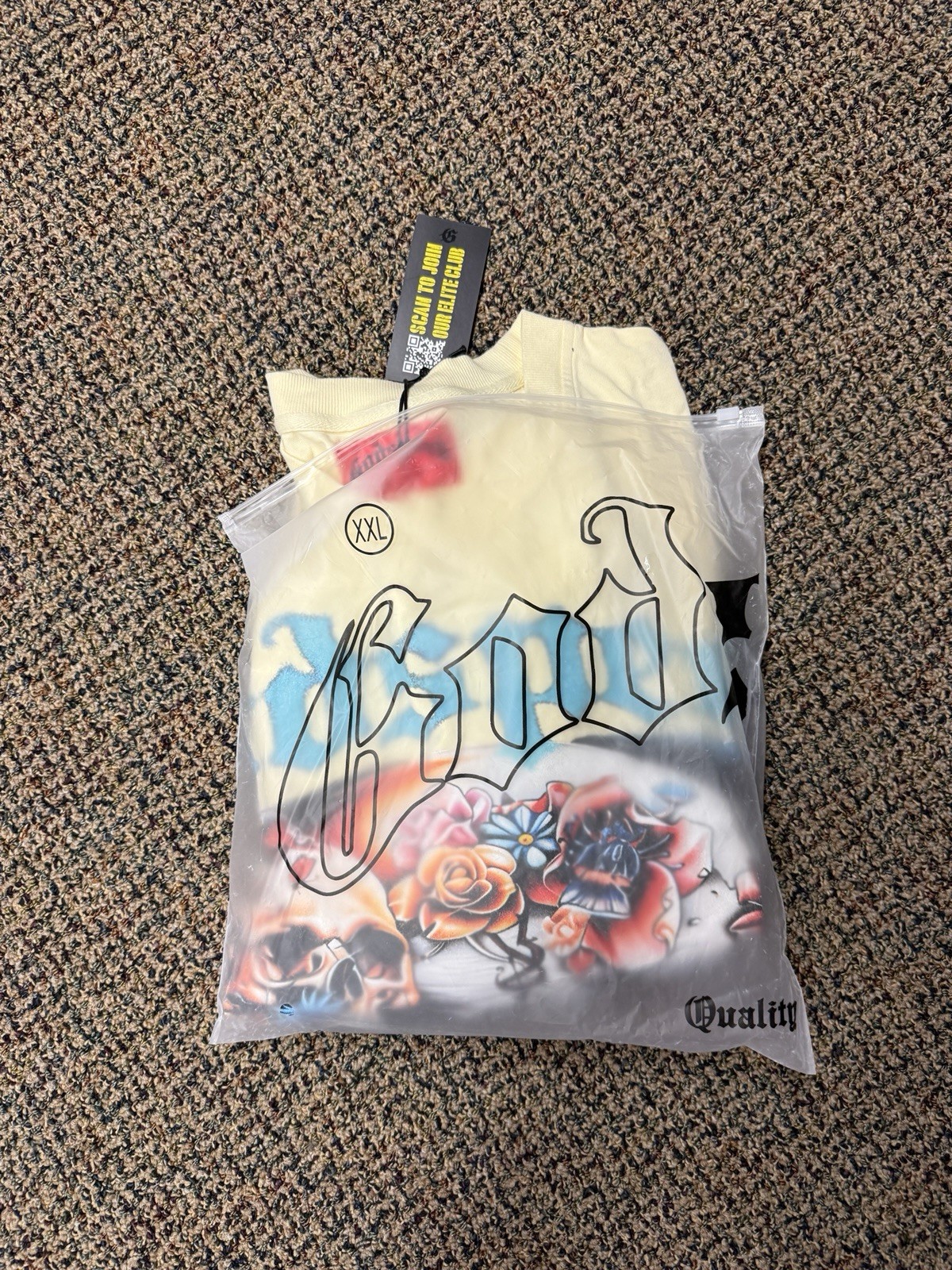 Godspeed Floral Skull Tee Cream gallery