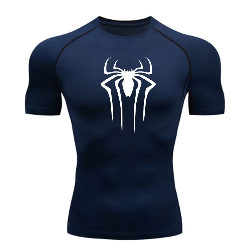 Men's Compression Gym T-Shirt Quick Dry Short Sleeve Fitness Running Tee Shirt gallery