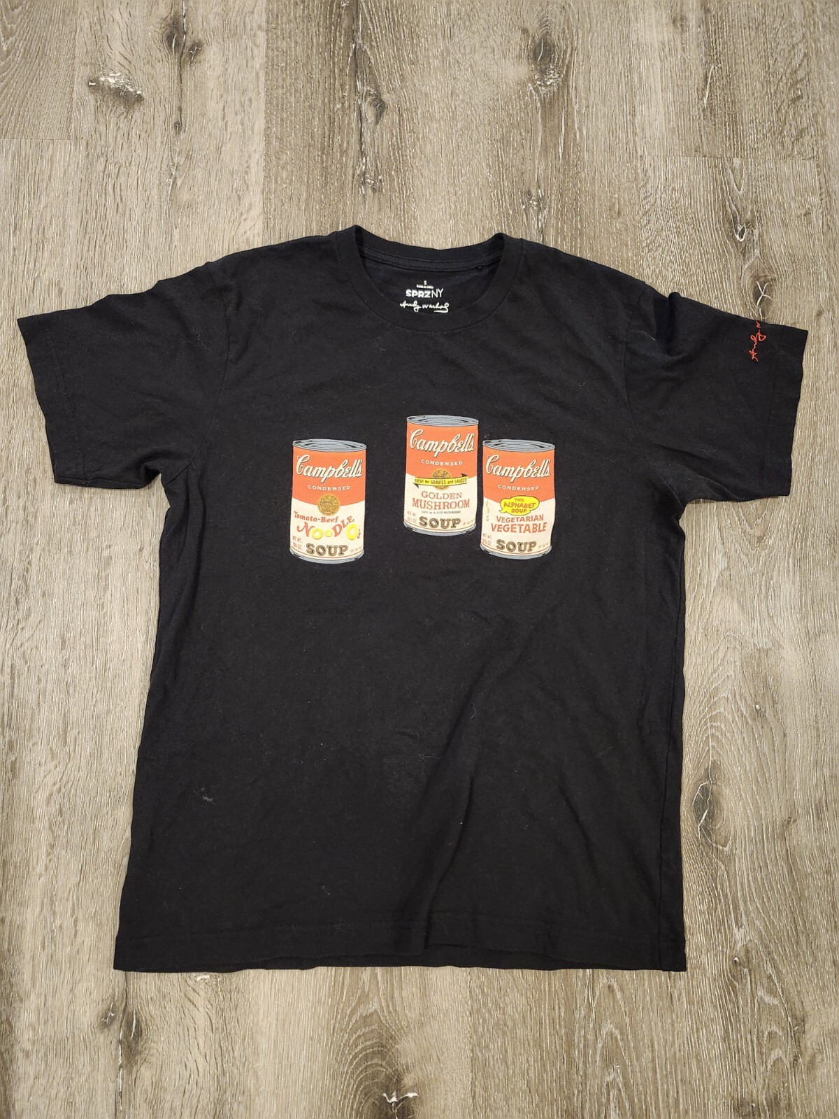 Uniqlo SPRZ NY x Andy Warhol T-Shirt Campbell Soup Logo size Small gallery