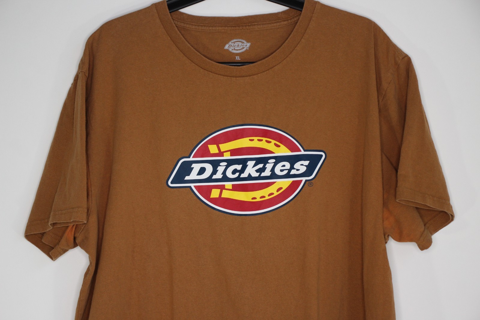 Dickies Mens XL Big Logo Spell Out Skater Y2K Style T-Shirt F1337 gallery