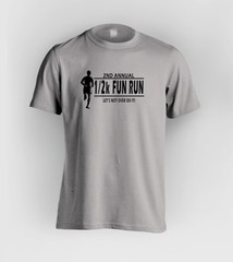2nd Annual 1/2k Fun Run Let’s Not Over Do It Funny Runner Marathon Joke Shirt
