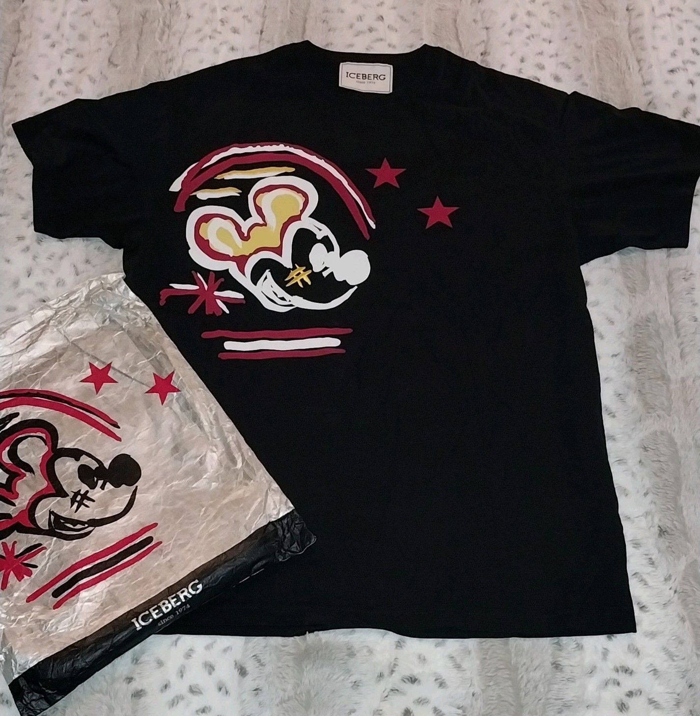 ICEBERG Mickey Mouse Chinese New Year Shirt NEW gallery
