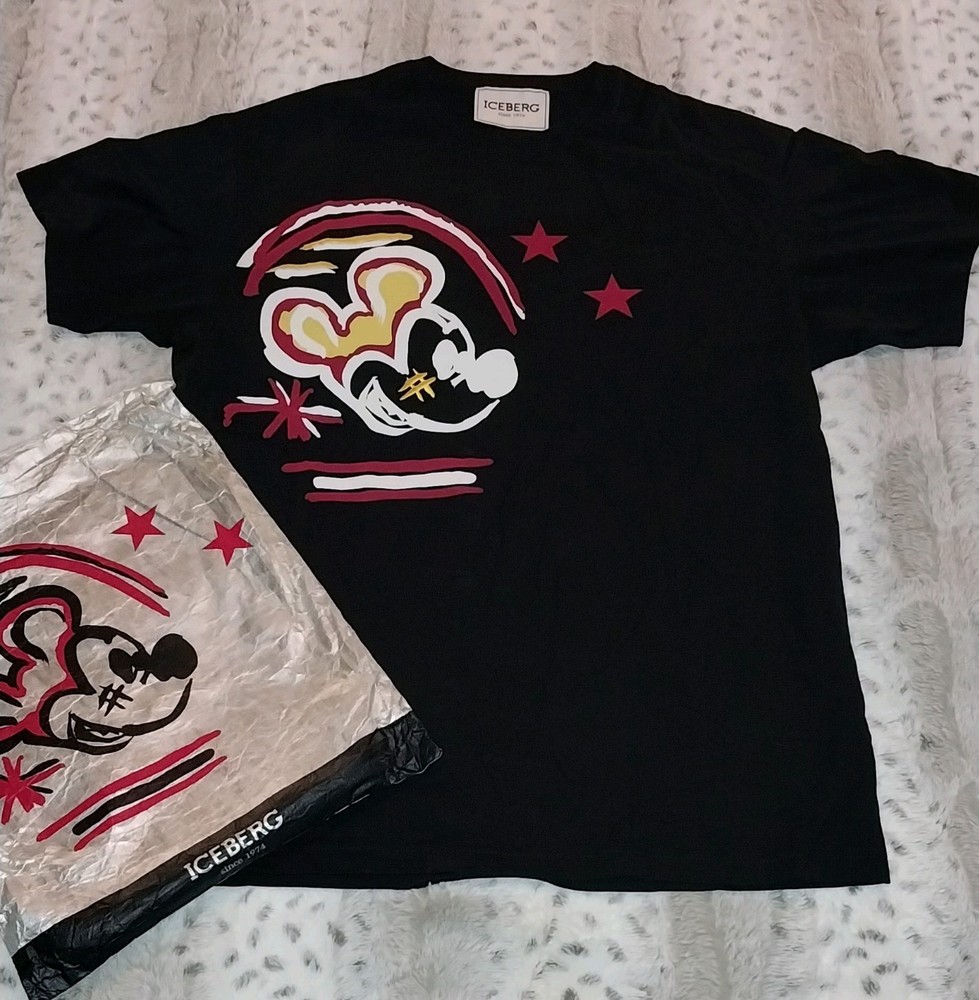 ICEBERG Mickey Mouse Chinese New Year Shirt NEW