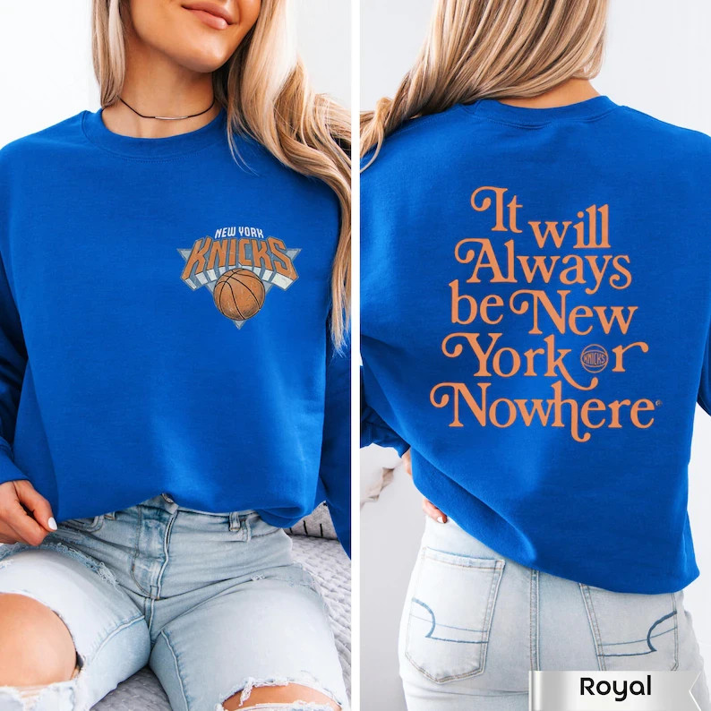 New York Or Nowhere Streetwear,Vintage front and back New York Basketball Shirt gallery