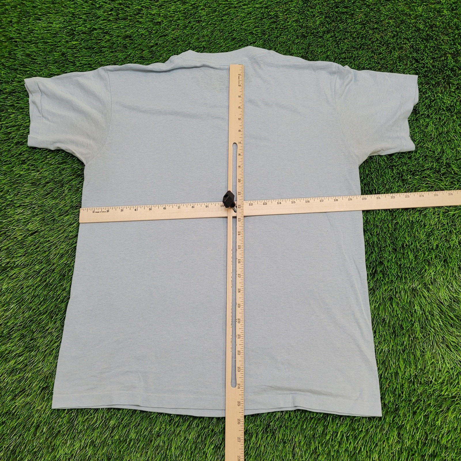 Vintage 80s Great Dad Shirt M/L 20x26 Blue Single-Stitch gallery