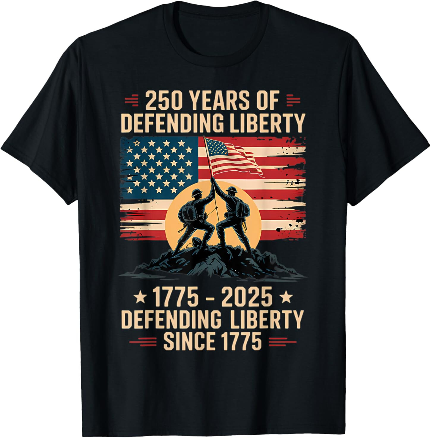 250th Anniversary America 250th Birthday US Flag 250 Years T-Shirt gallery