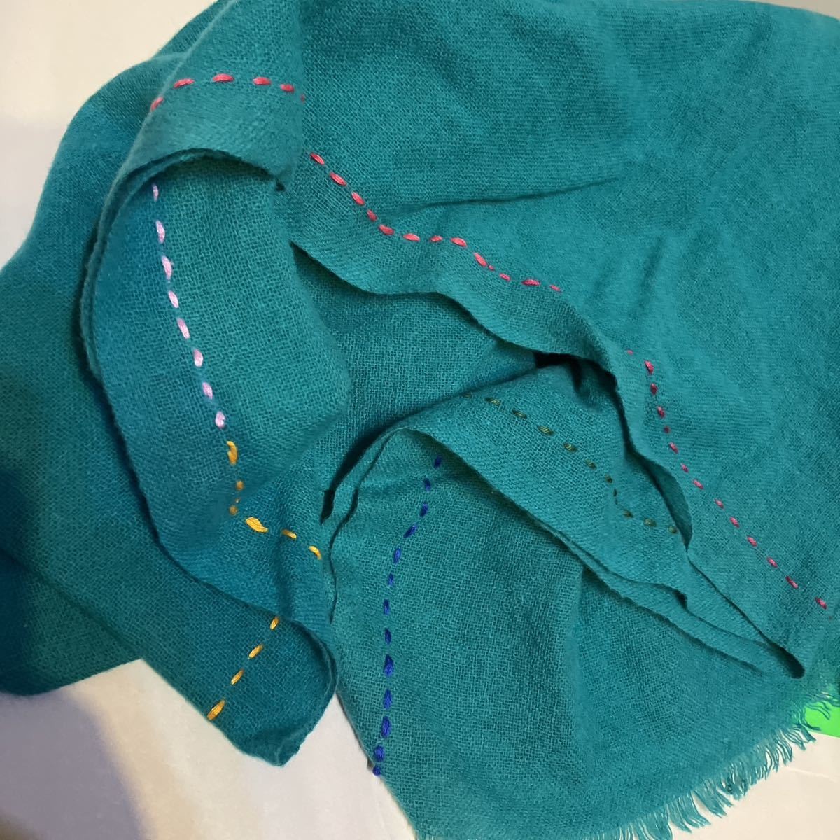 Paul Smith Wool Nylon Large Scarf 170cm x 78cm New Japan gallery