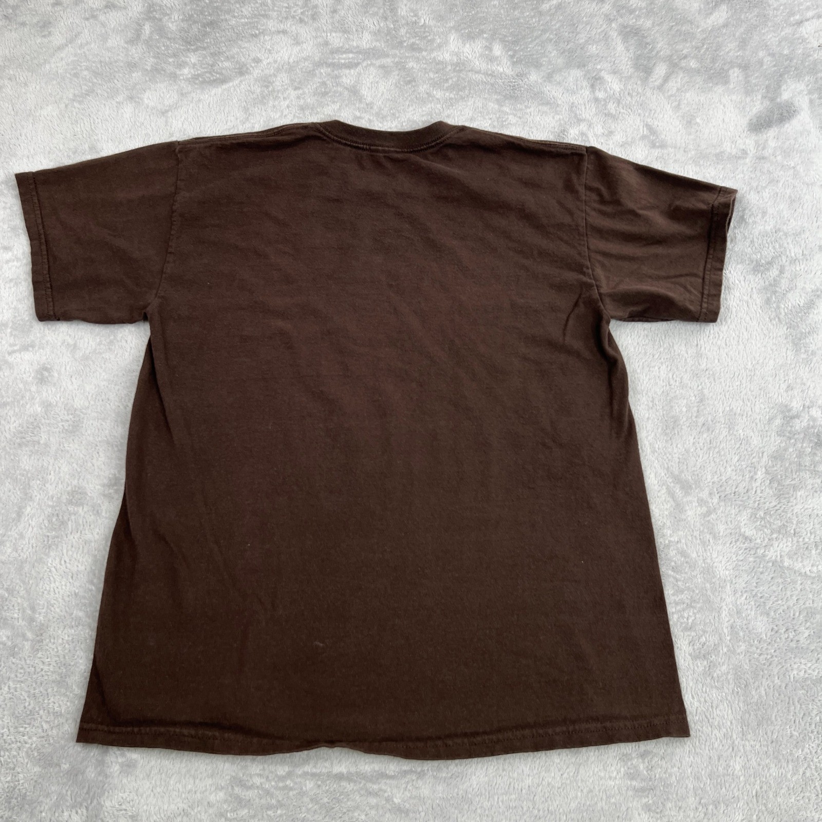 Azhiaziam To Air Is Human Graphic T-Shirt M Brown Men Surf Skate Streetwear gallery