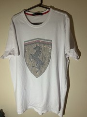 Hudson Tshirt Men’s 2XL Ferrari Embellished With Gem Stones Soft Cotton