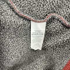 L.L.Bean Henley Pullover Mens 3XL Red Sherpa Fleece Lined Waffle Knit Thermal