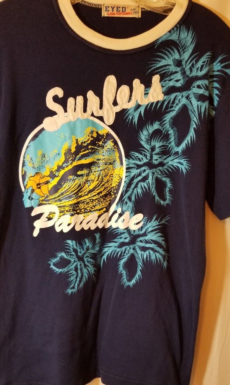 Surfers Paradise T-Shirt Vintage Look Eyed Global Performance Italy Size XL gallery
