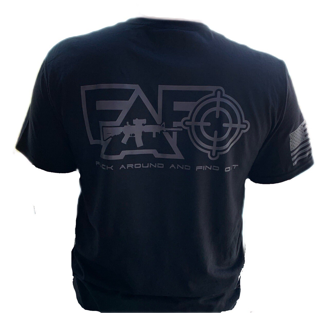 Next Level 6210 FAFO Patriot Style T-Shirt AR15 American Flag NL6210 Size XL gallery