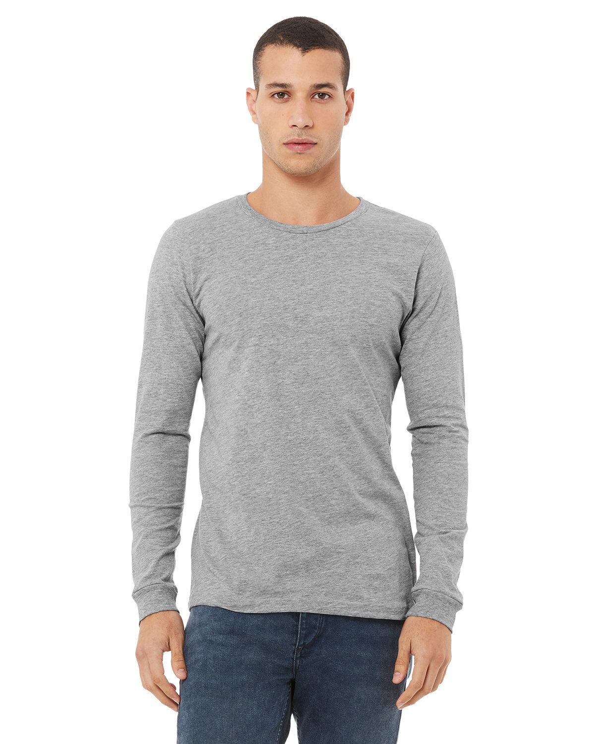 2 Pack Of Bella + Canvas 3501CVC Unisex CVC Jersey Long Sleeve T-Shirt gallery