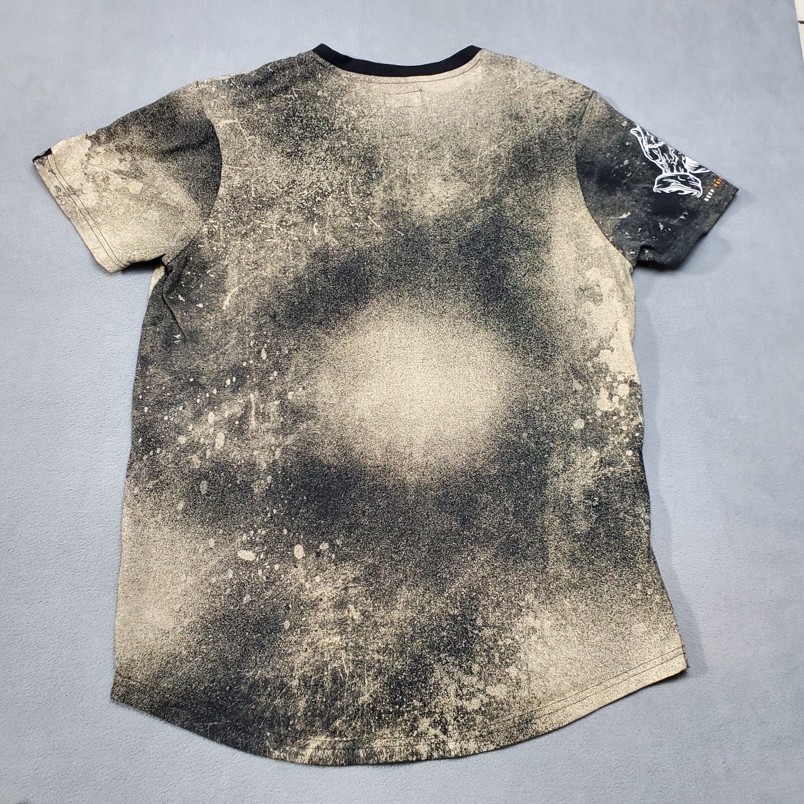 Rise As 1ne Shirt Mens Black Bleach Wash Kanye Yeezy Crewneck Never Surrender gallery