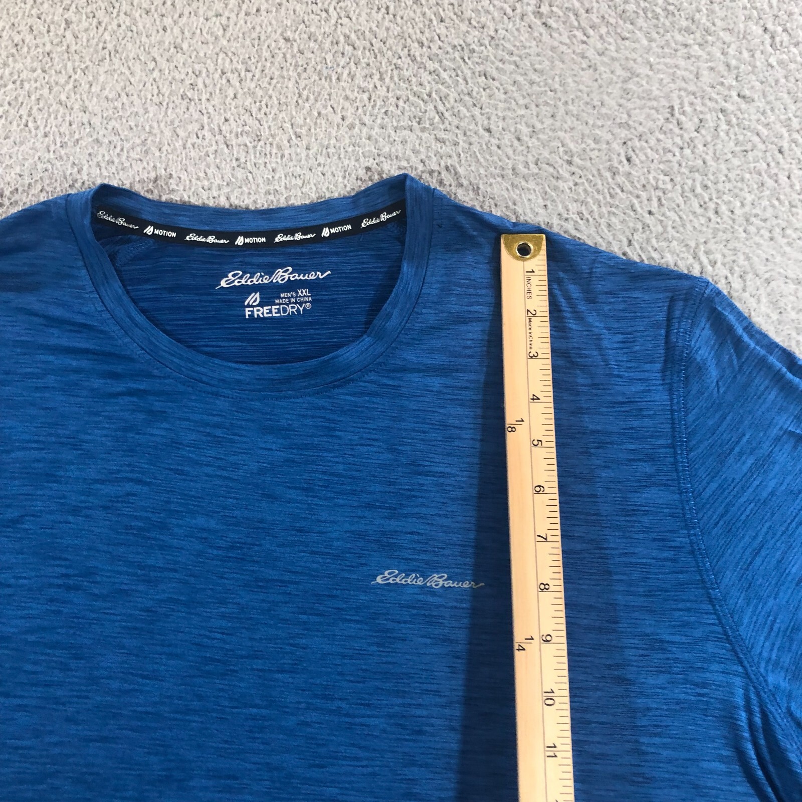 eddie bauer t shirt mand XXL blue freedry active gallery