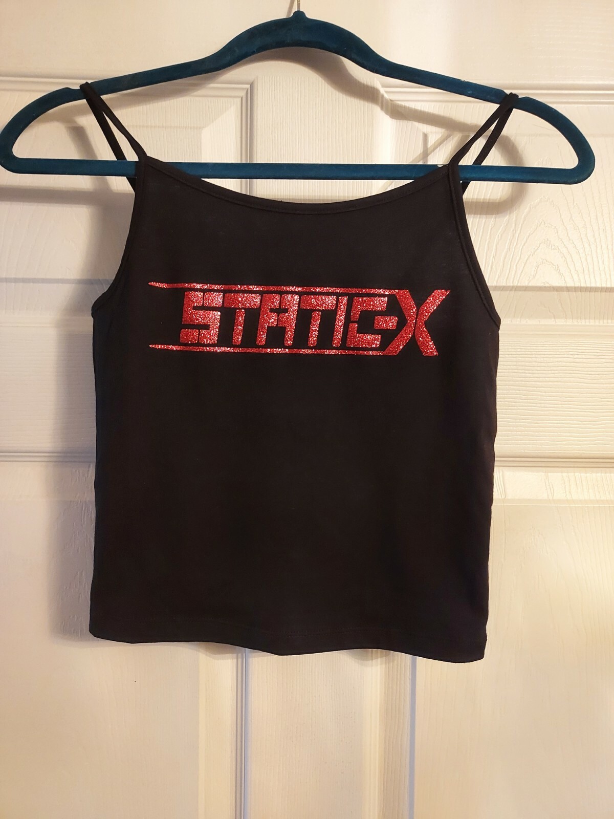 Static x crop top static x tank top static x shirt any size avail xs to xl gallery