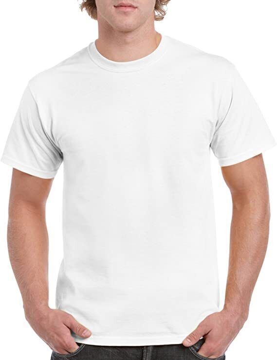 Gildan 3-PACK Men's Heavy Cotton T-Shirt (Pack of 3) Bulk Lot Solid Blank 5000 gallery