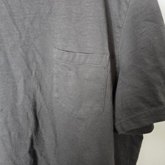 Faherty Men’s Size XXL Sunwashed Organic Cotton Short Sleeve Shirt Gray