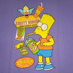 BART SIMPSON SHIRT Mens Extra Large XL PURPLE CASUAL Cartoon 90s Classic NWT
