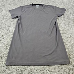 Duluth Trading Shirt Mens Large L Gray Relaxed Performance Short Sleeve Naked