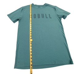 NOBULL Mens Training T-Shirt Medium Teal Green Gym Workout Logo Graphic Tee