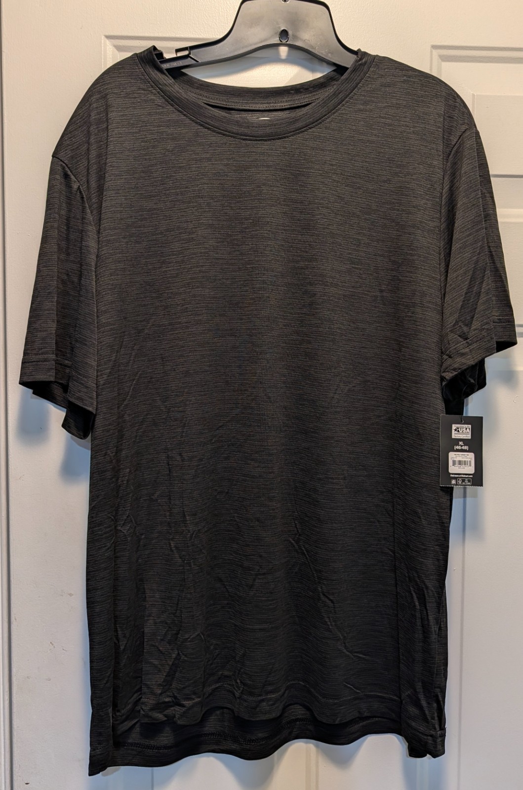 Athletic Works Driworks Quick Dry Tee Shirt Mens 2XL Short Sleeve Black NWT