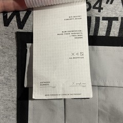 Projek Raw Long Sleeve Thermal Knit Graphic Henley Gray Mens L Sustainable Urban