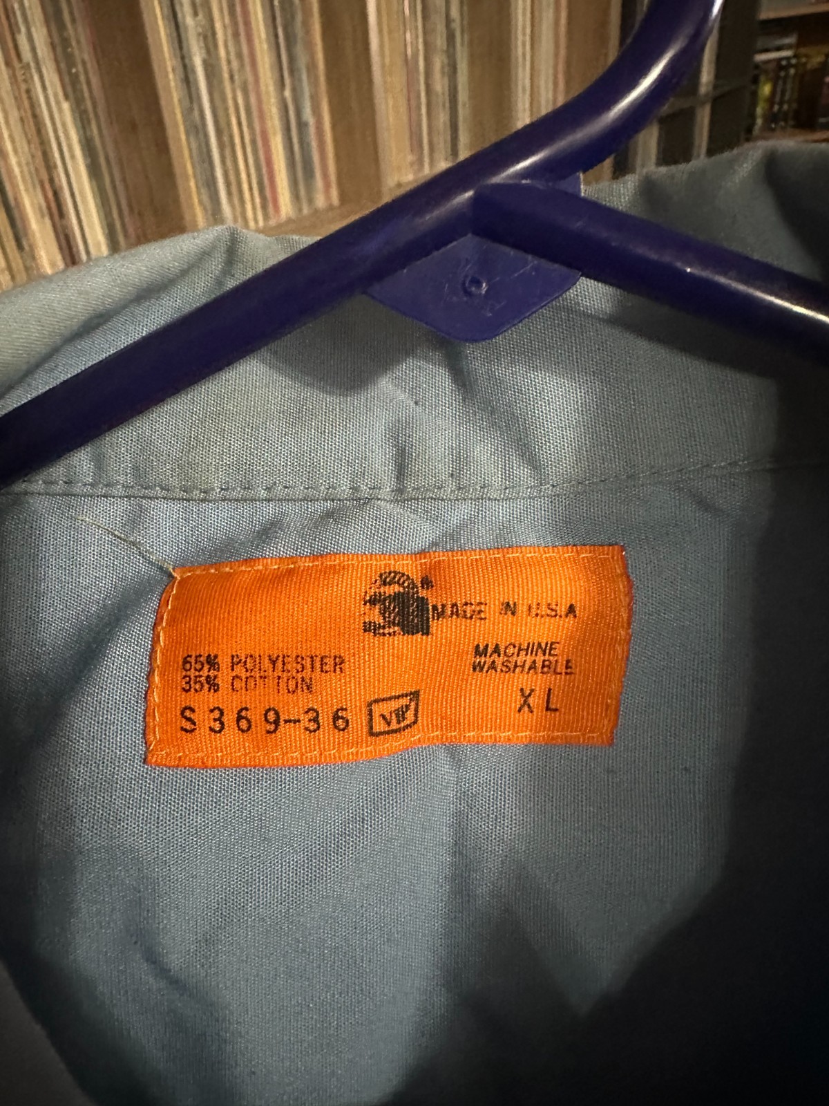 THRALL Logo Button-Up Work Shirt Size XL SIGNED by Mike Hard God Bullies gallery