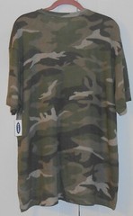 MEN’S OLD NAVY GREEN CAMO SOFT WASHED LINEN BLEND POCKET TEE – SIZE XLARGE