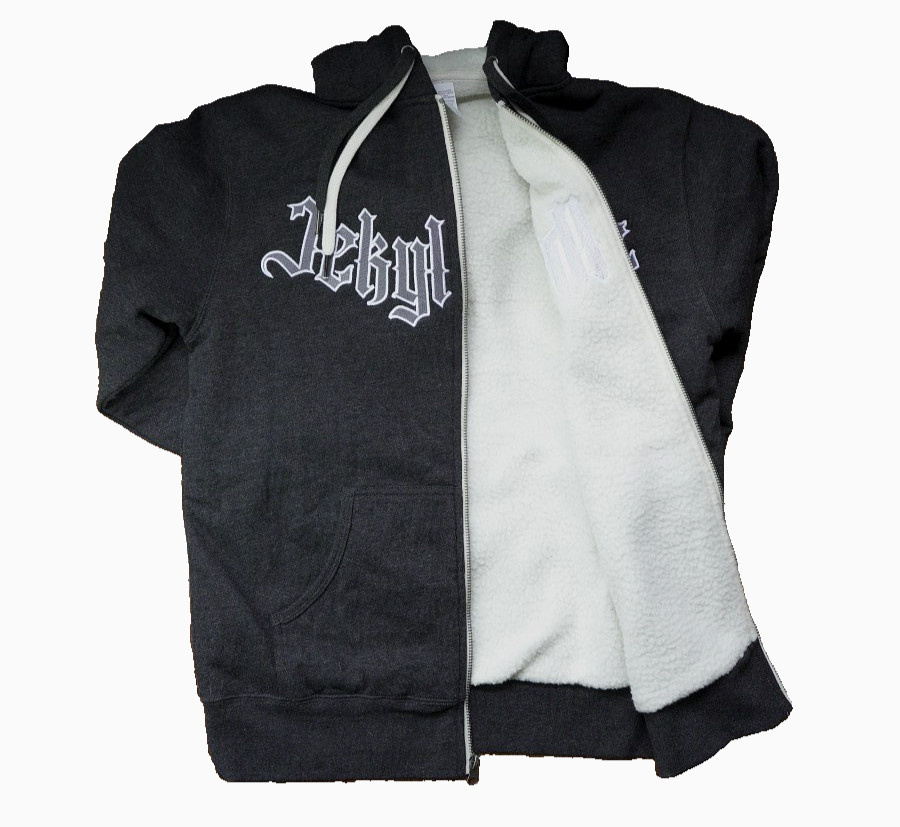 Women's Jekyll Hyde Fitness Apparel Sherpa Lined Zip-up Hoodie Charcoal Heather gallery