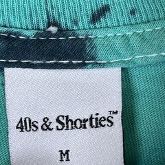 40s & Shorties T-Shirt Mens Medium Green Bad Decisions Good Times Worldwide