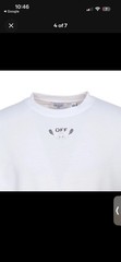 Off-White Bandana Arrow Skate Tee White M Graphic Logo Crew Neck Short Sleeve