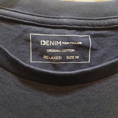 NWT Tom Tailor Denim Relaxed Fit Organic Cotton Double-Sided Graphic T-Shirt M