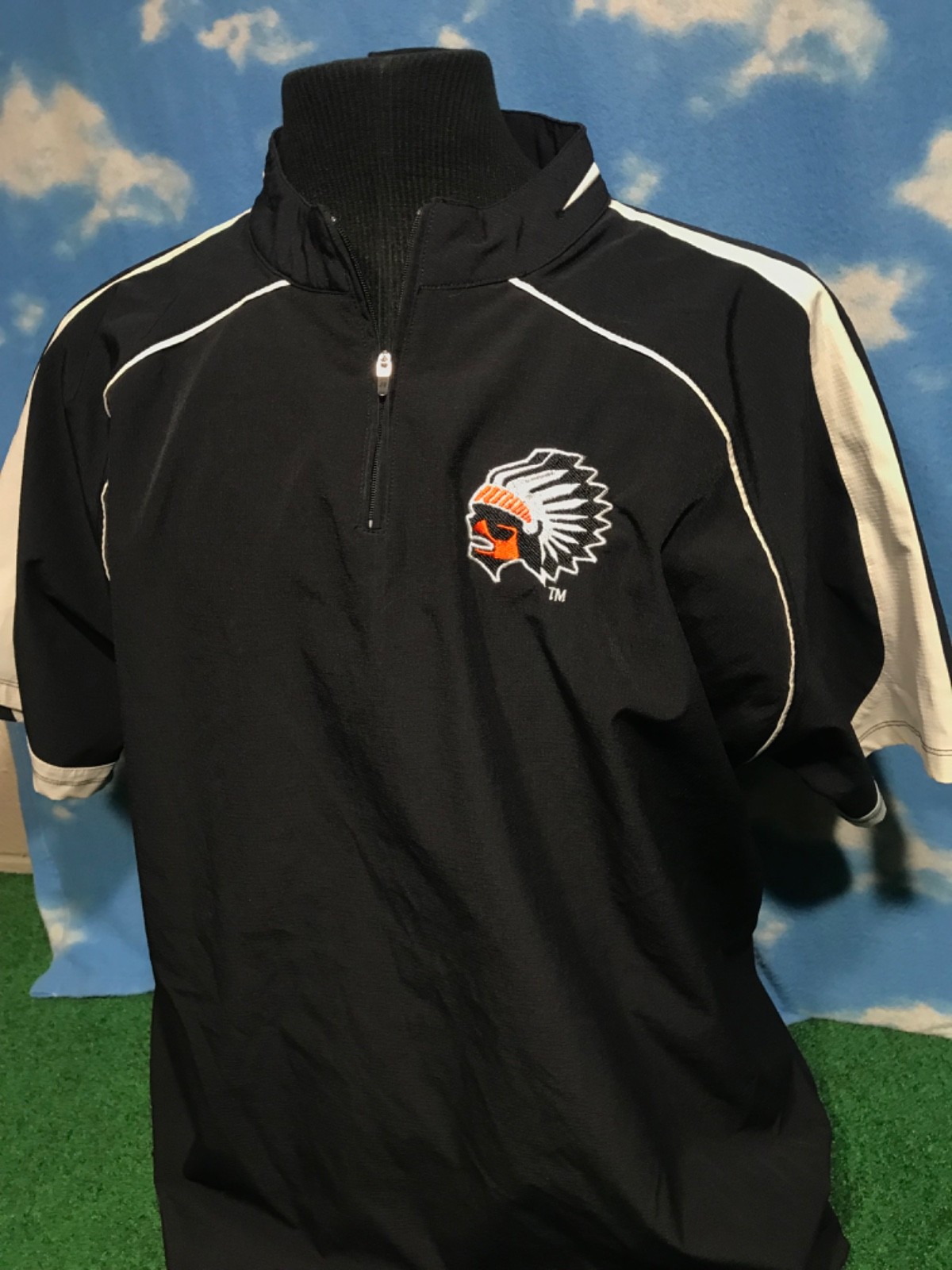 Brother Rice Warriors jacket 1/4 zip short sleeve shirt sweatshirt Large L C18 gallery