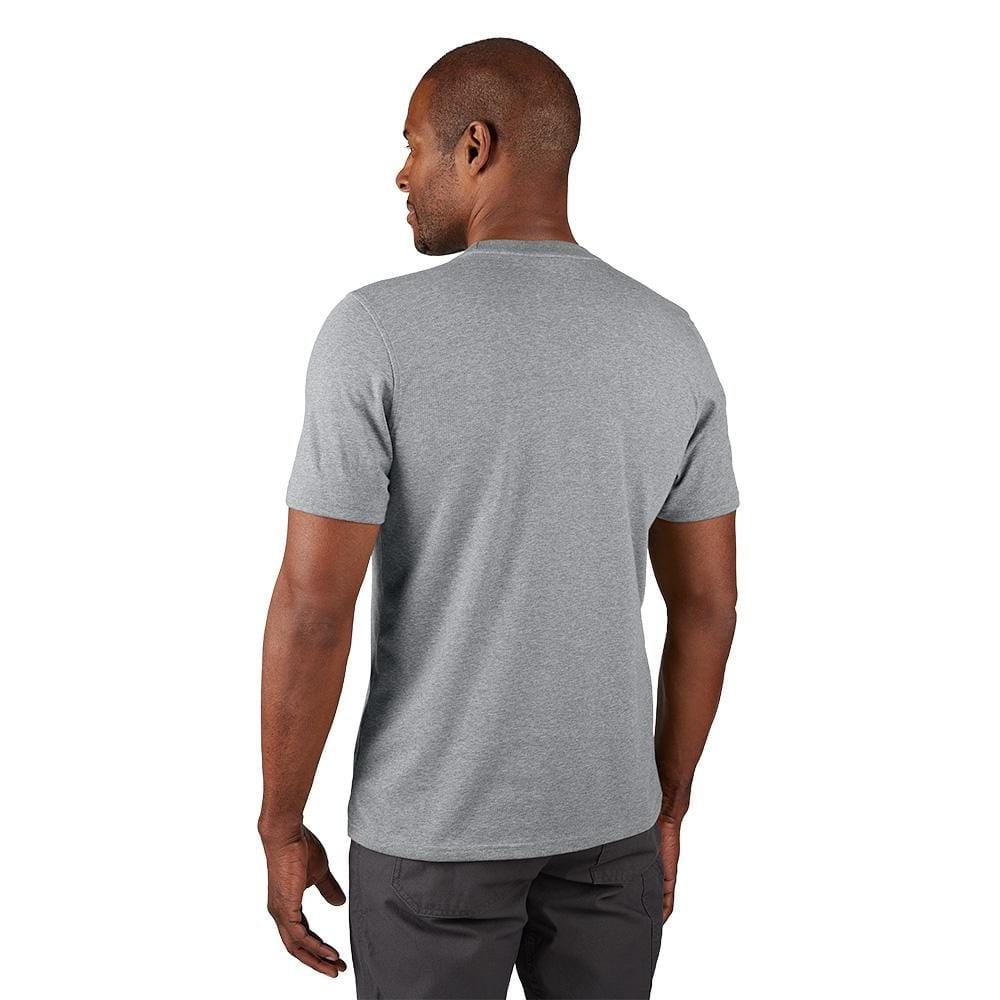Milwaukee Men's Large Gray Cotton/Polyester Short-Sleeve Hybrid Work T-Shirt gallery