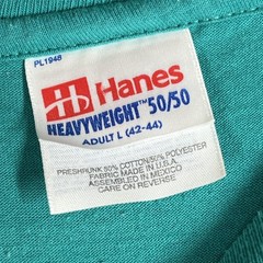 Hanes Shirt Mens L Green Heavyweight 50/50 Special Olympics Idaho-Meridian