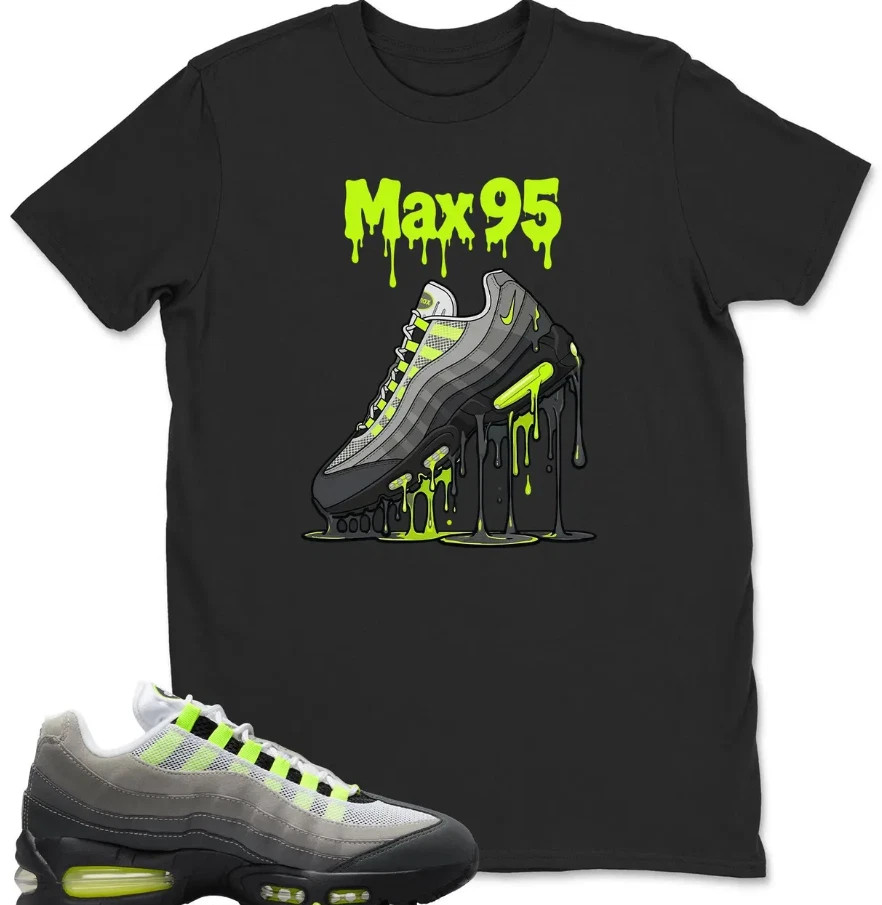 Air Max 95 Neon Yellow Black Cool Grey T-Shirt | S-4XL gallery