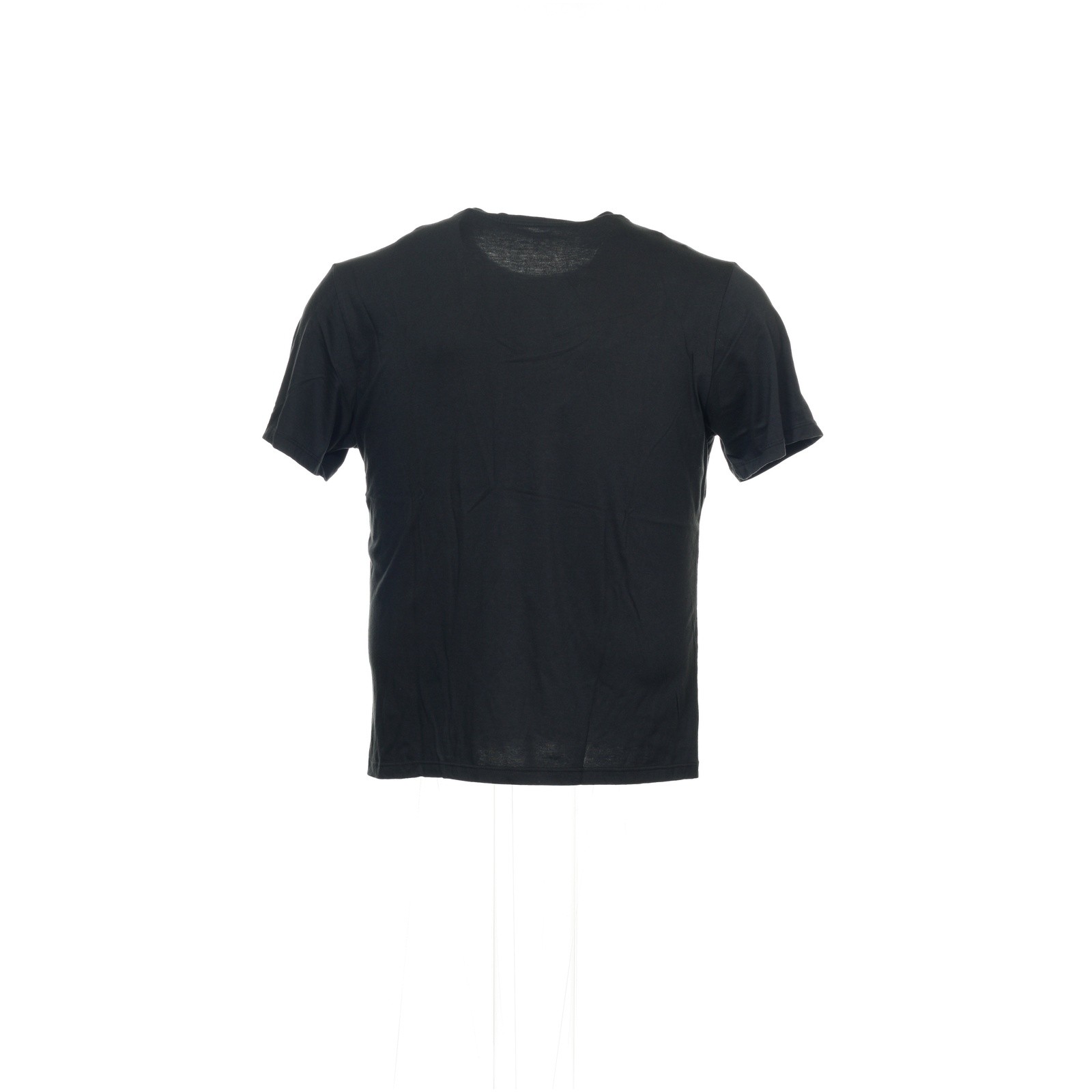 Supima Collection by Majestic Mens T-Shirt XL Black 100% Cotton Solid Crew Neck gallery