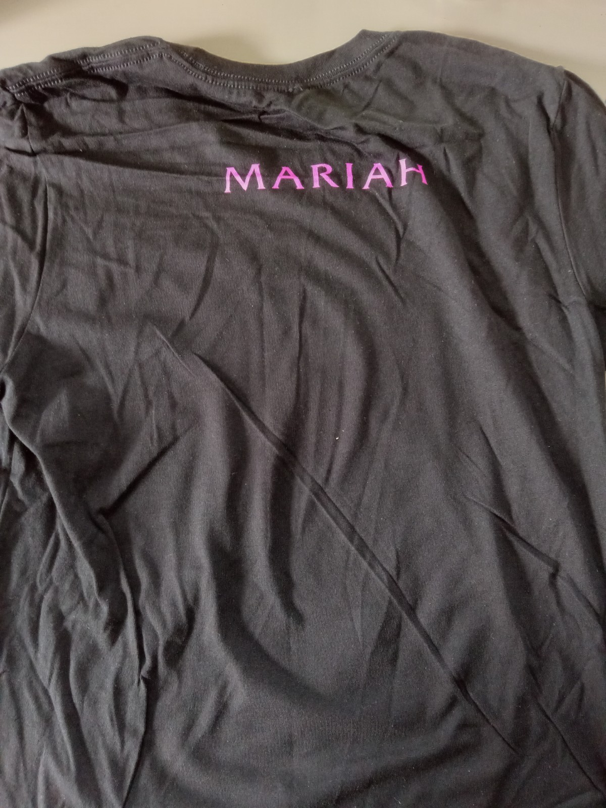 Size Large Mariah Carey Black Billie T-Shirt NEW SEE PHOTOS gallery