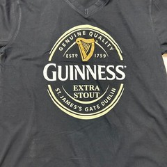 Black Guinness Drinking T Shirt Size Small Beer Pub Irish Dublin Extra Stout
