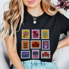 Postage Stamps Comfort Tee Postal Stamp Collector Mail Hobby