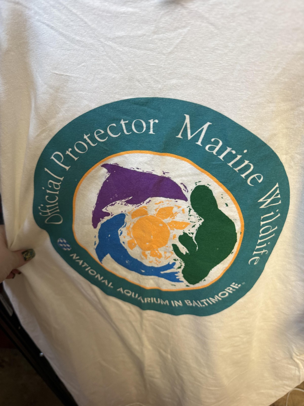 National Aquarium Baltimore Shirt Mens XL White Marine Wildlife Tee T-Shirt gallery