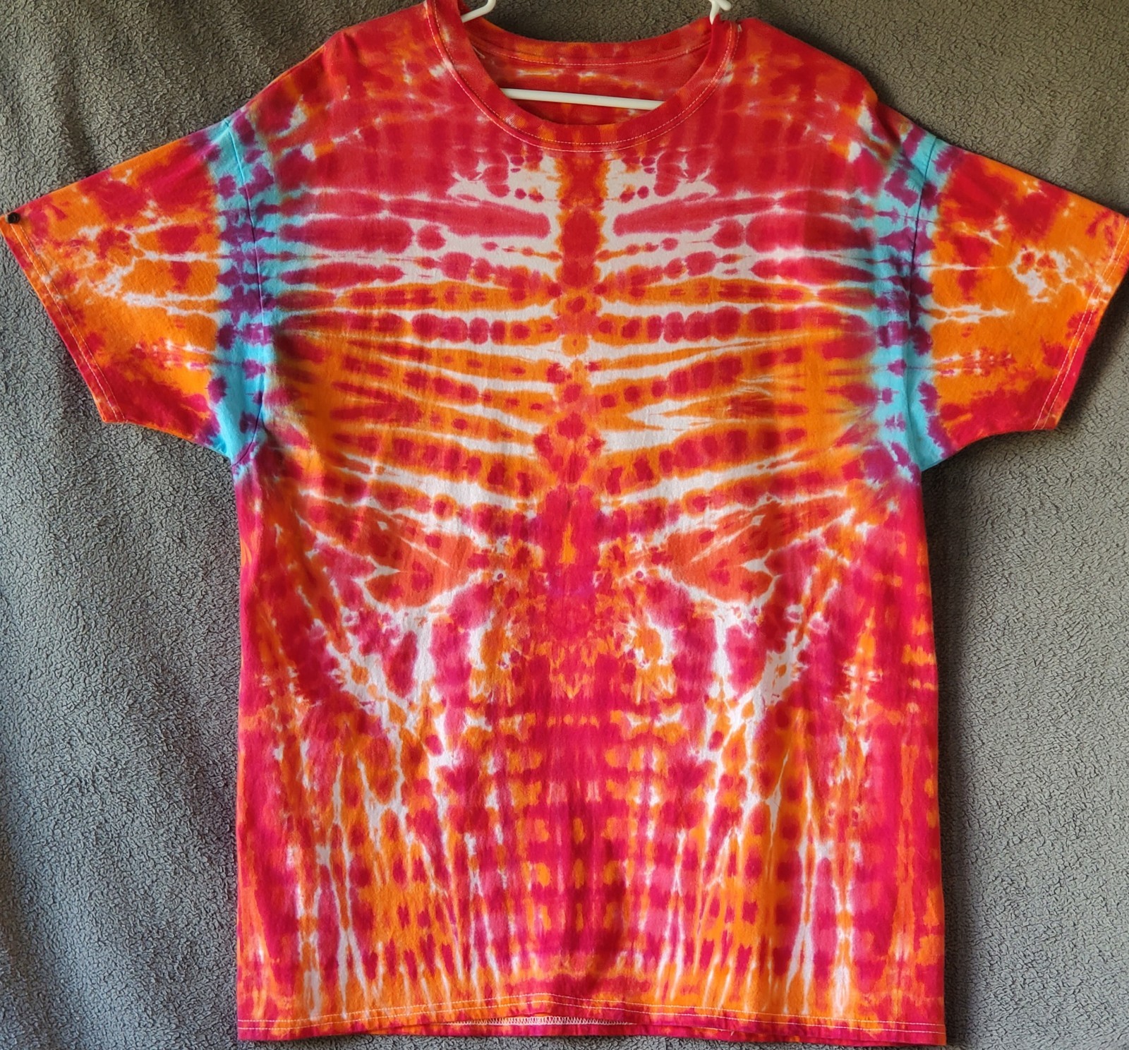 HANES SIZE X-LARGE 100% Cotton Tye Dyed Shirt Pre-washed WON’T FADE VERY SOFT